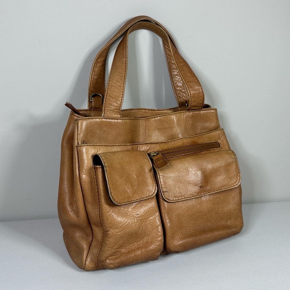 Vintage HOBO International Leather Crossbody Bag - Picture 2 of 15